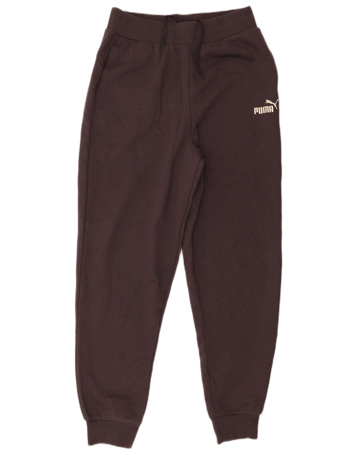 Calça de treino masculina Puma Joggers pequeno algodão roxo