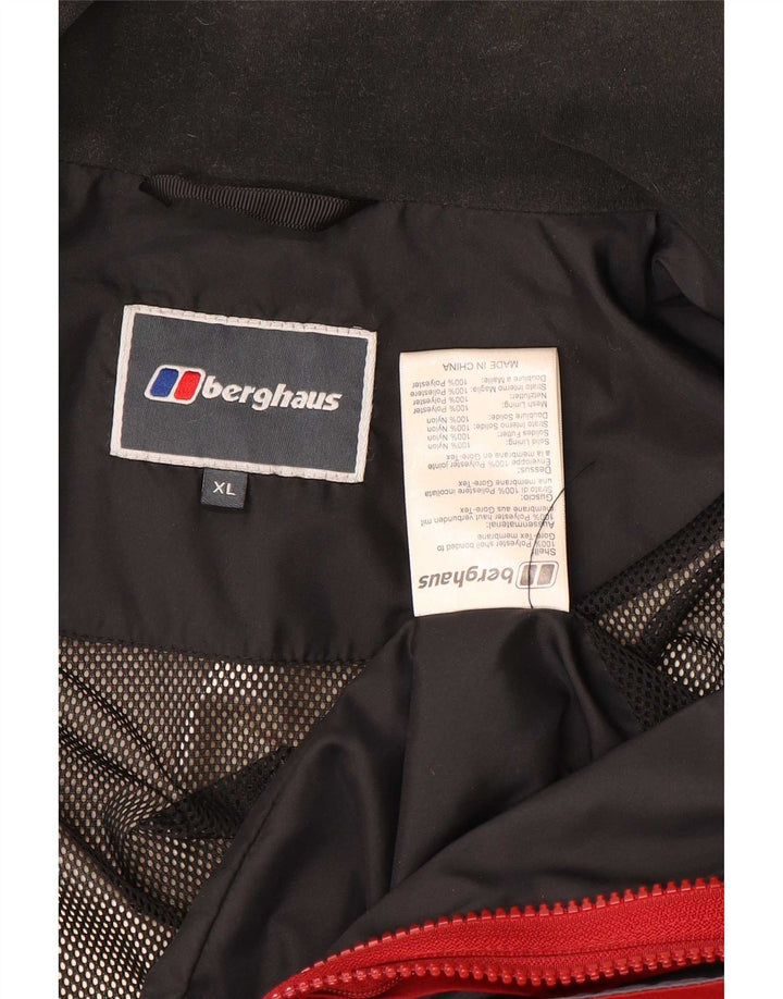 Capa de chuva masculina Berghaus UK 42 XL vermelho nylon