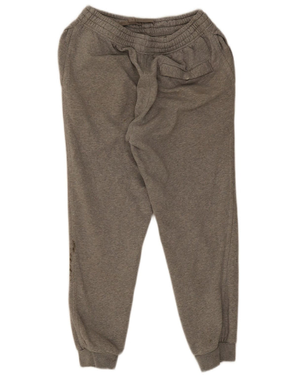 Calça de treino feminina Nike Joggers UK 12 cinza médio manchado de algodão