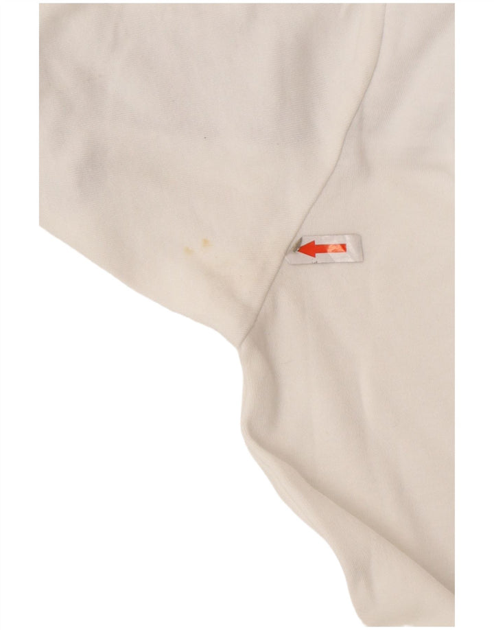 Camiseta masculina French Connection Top médio branco algodão colorblock