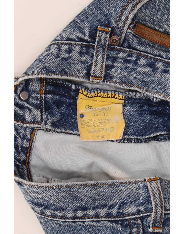 Wrangler Masculino Ohio Straight Jeans W36 L30 Azul Algodão