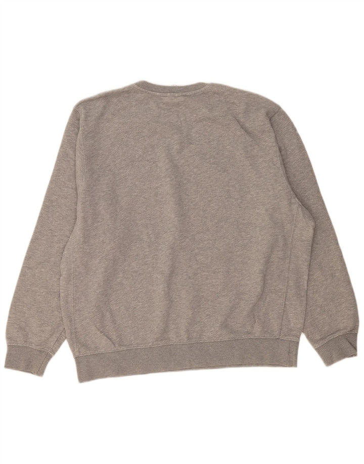 Moletom gráfico masculino Nike Jumper grande algodão cinza