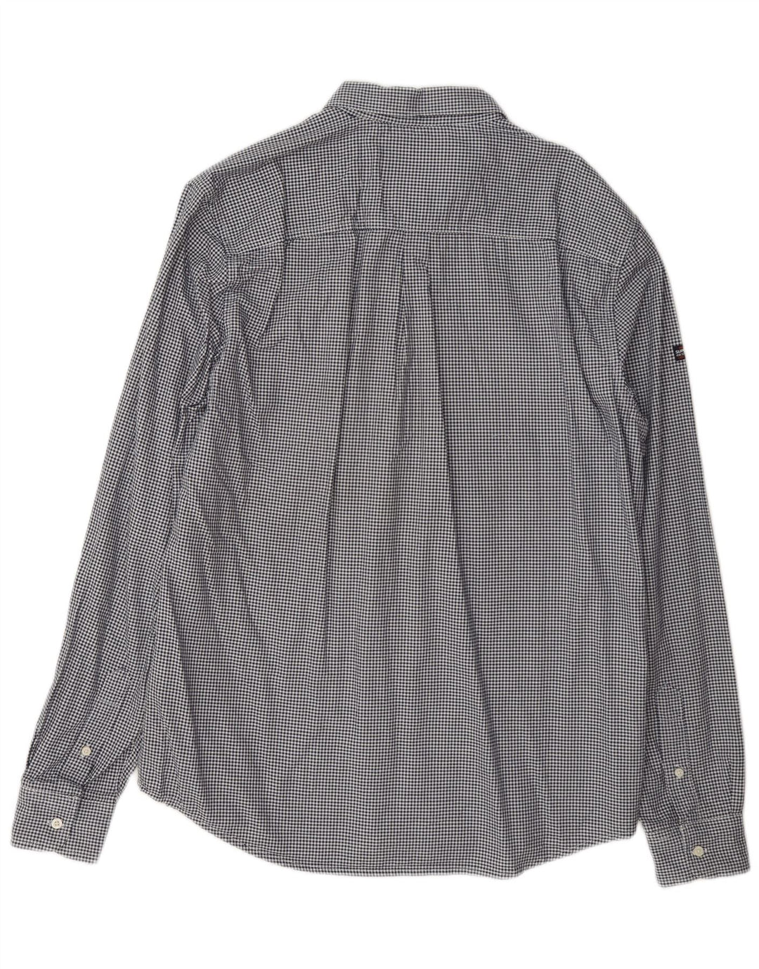 Camisa masculina Superdry Regular Fit XL azul marinho algodão guingão