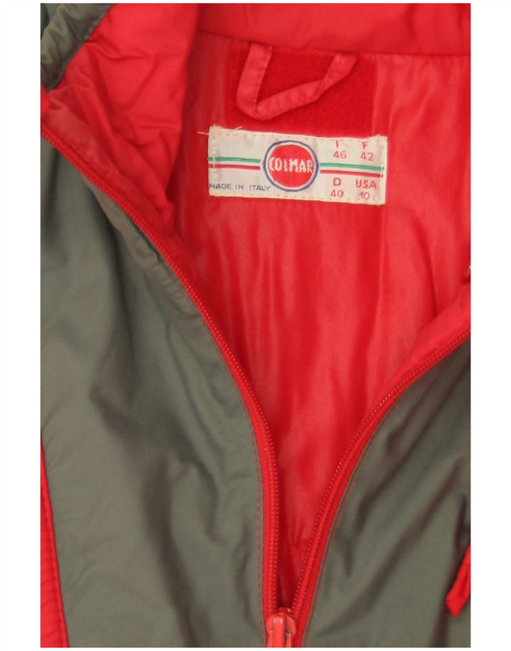 Jaqueta de esqui feminina Colmar IT 46 grande bloco colorido vermelho