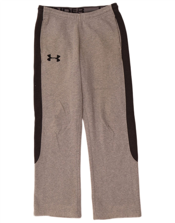 Calça de treino masculina Under Armour Cold Gear pequena cinza Colourblock