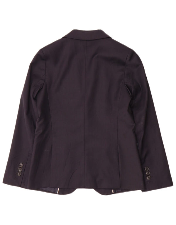 Jaqueta blazer de 2 botões Zara Boys 9-10 anos azul marinho lã