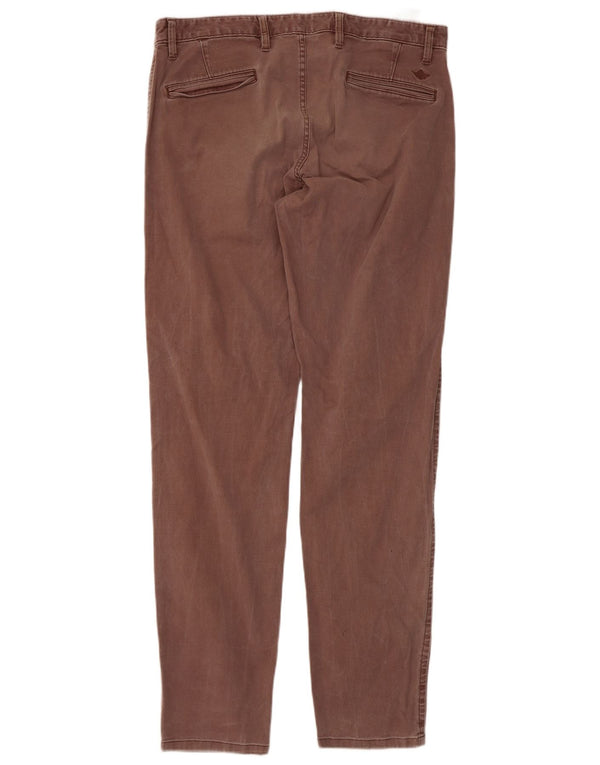 Calça Dockers Mens Slim Chino W34 L34 Algodão Marrom