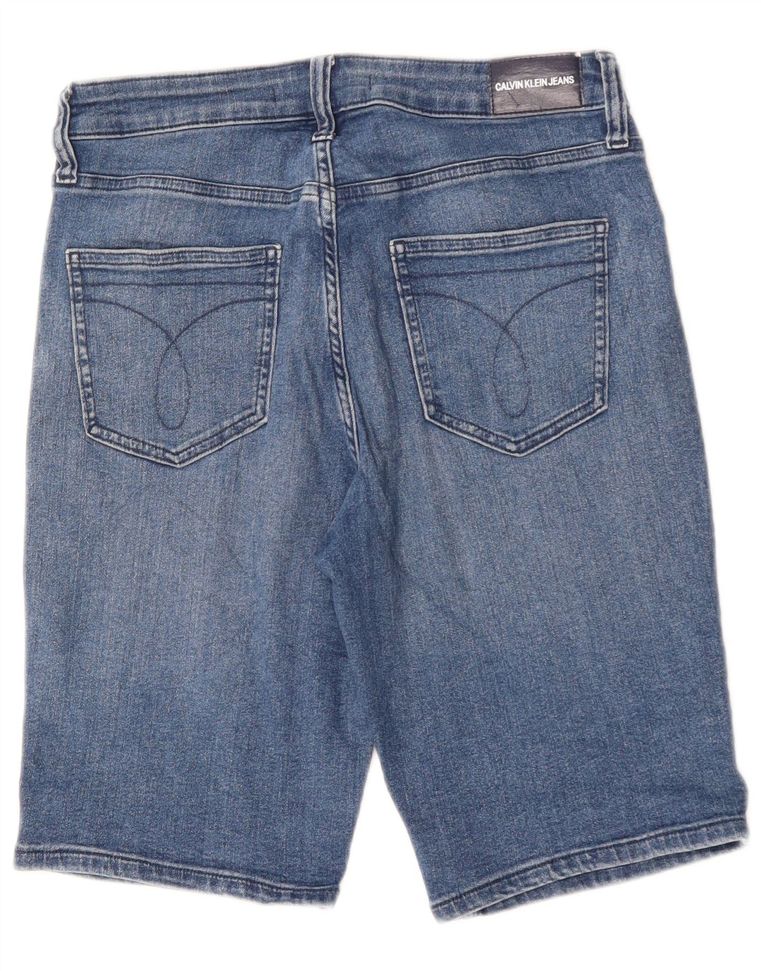 Bermuda jeans masculina Calvin Klein 9-10 anos W28 algodão azul