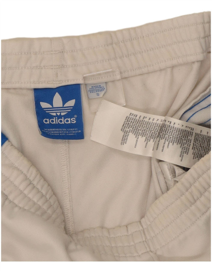 Calça Adidas Mens Treino Pequeno Poliéster Branco