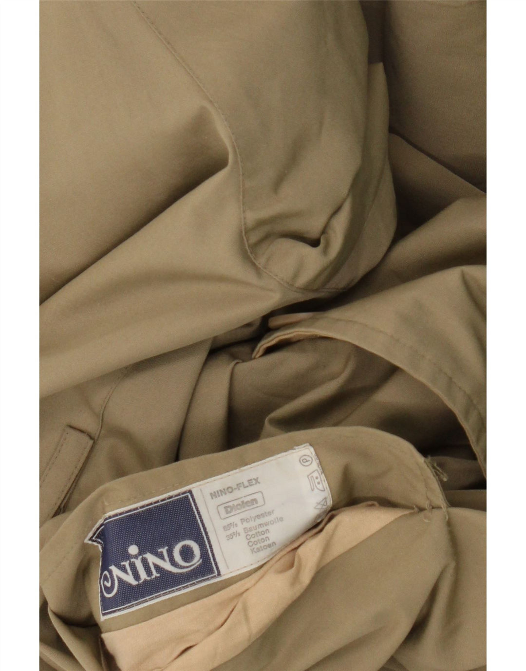 Sobretudo masculino NINO IT 50 grande poliéster marrom