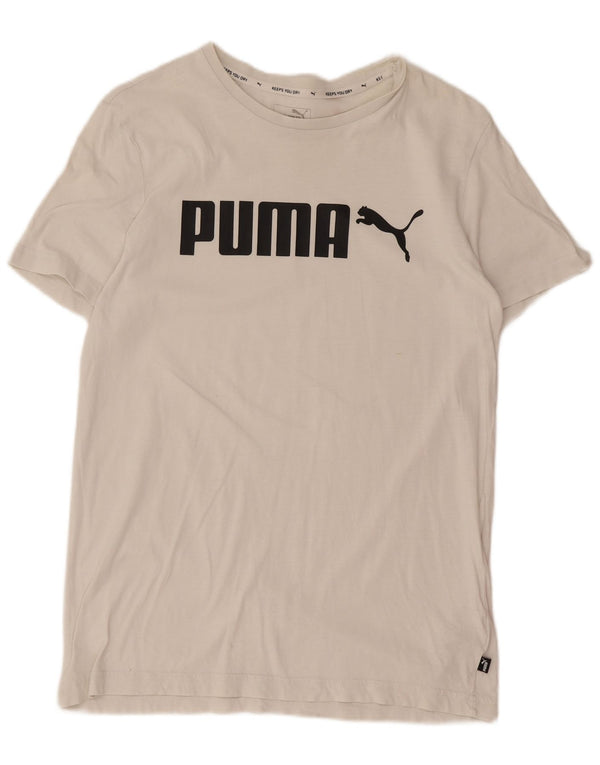 Camiseta Puma Menino Graphic Top 15-16 Anos Algodão Branco