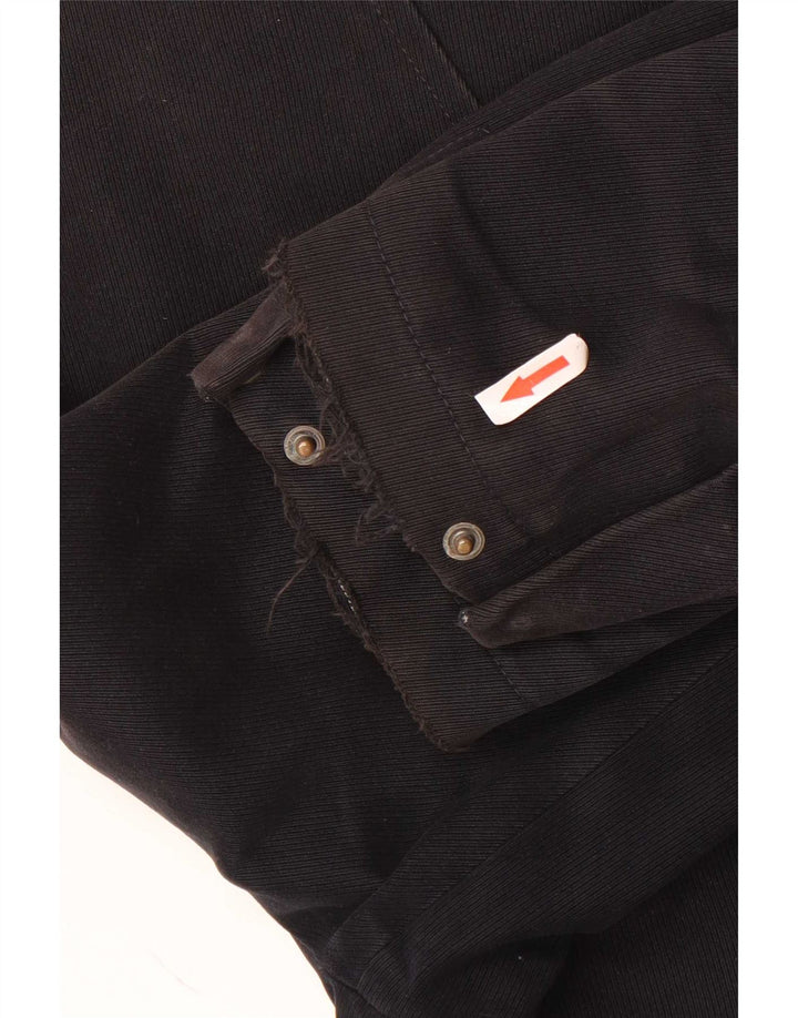 Jaqueta utilitária masculina Brema IT 46 pequeno algodão preto