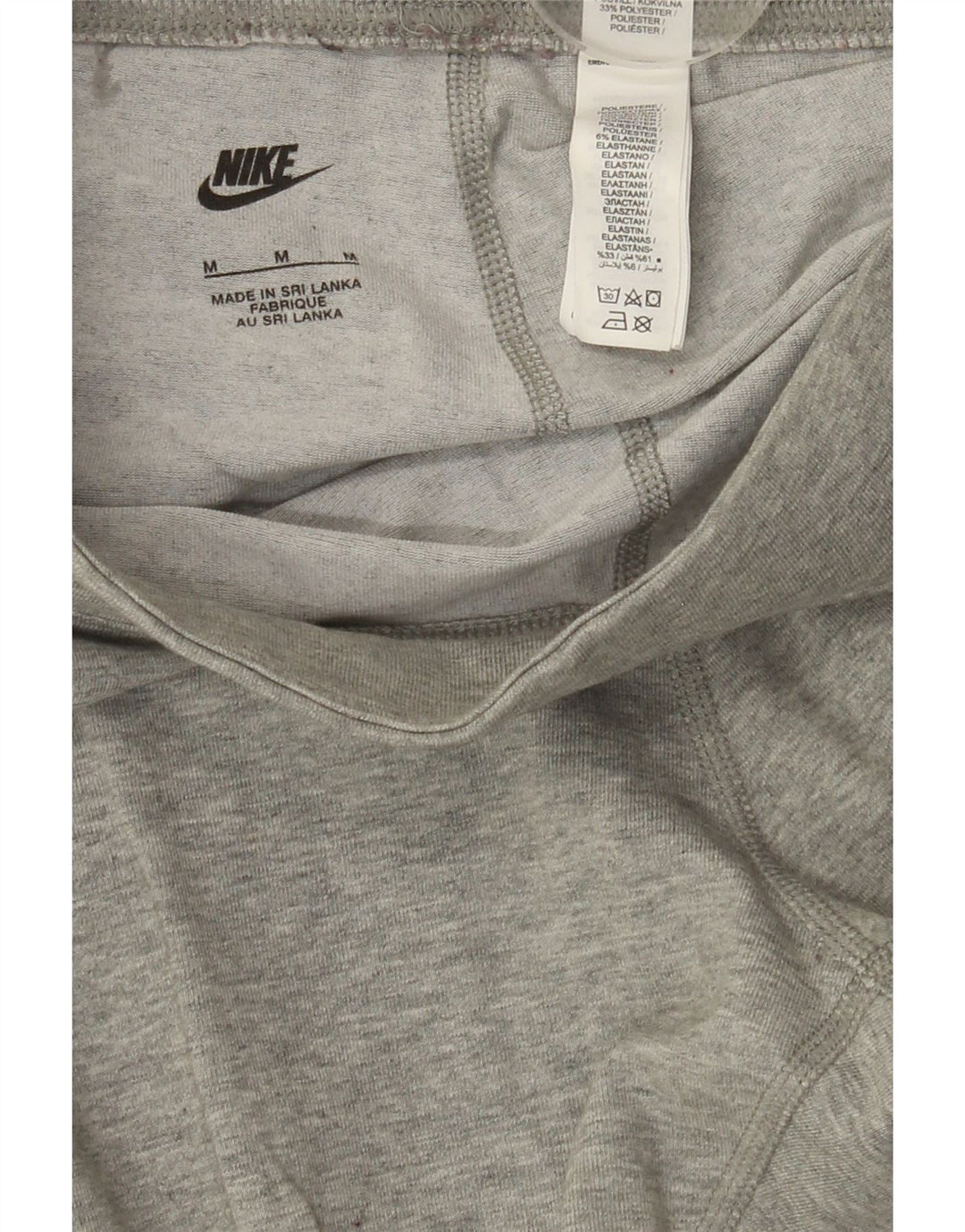 Leggings femininas Nike Graphic UK 12 médio cinza algodão