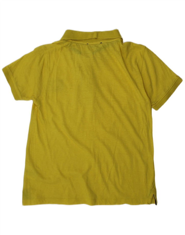 Camisa polo gráfica ICEBERG para meninos 8-9 anos algodão amarelo médio