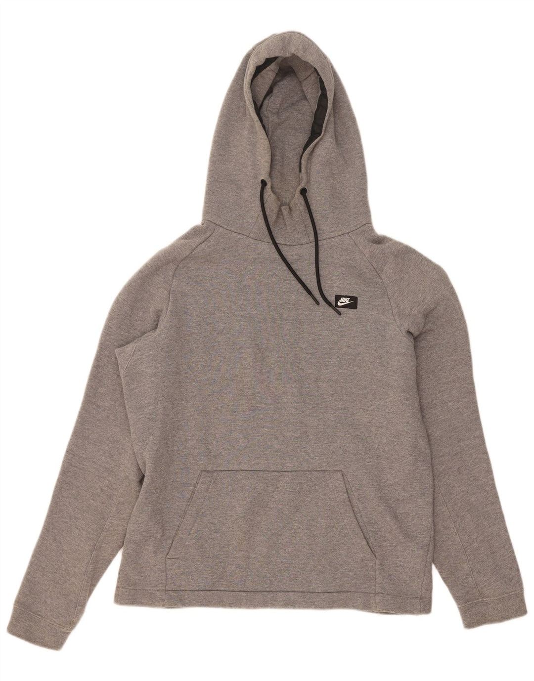 Jumper com capuz masculino Nike pequeno algodão manchado cinza