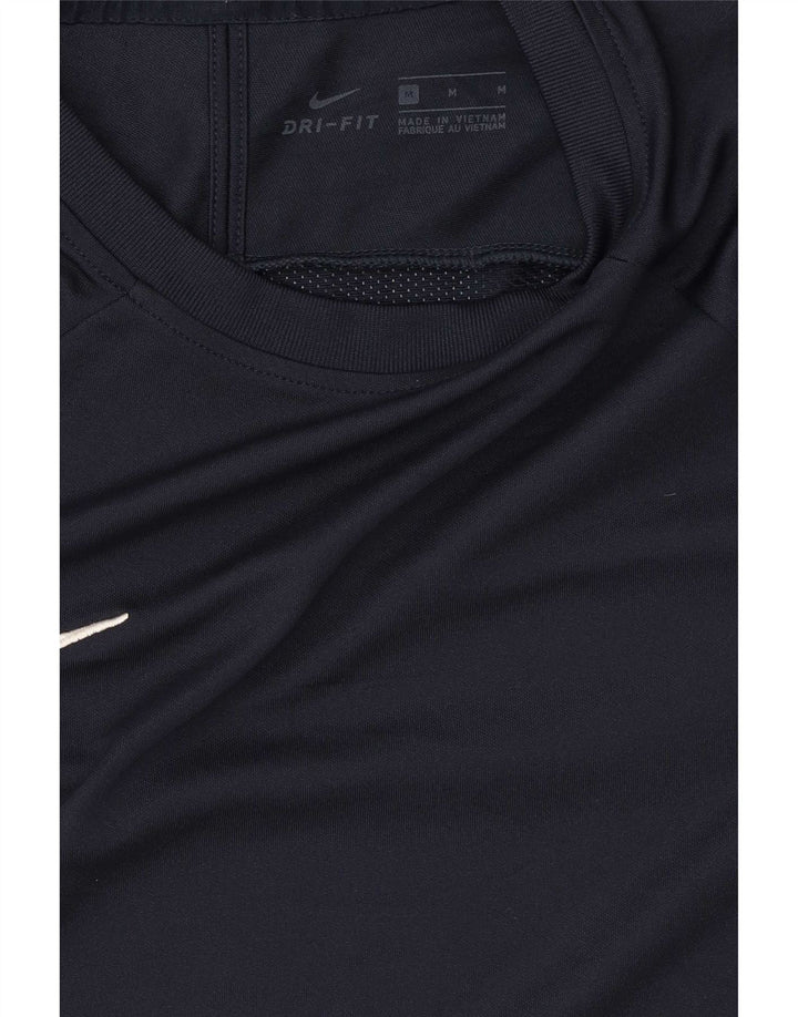 Camiseta masculina Nike Dri Fit Top médio azul marinho Colourblock