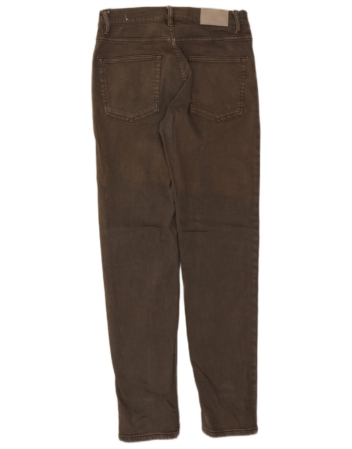 Zara Mens Tapered Jeans EU 40 Médio W31 L31 Marrom