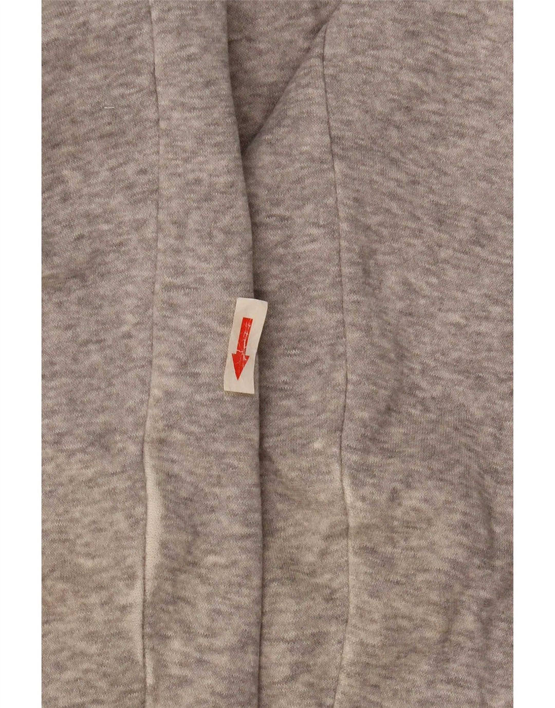 Adidas masculino zip moletom com capuz cinza médio manchado