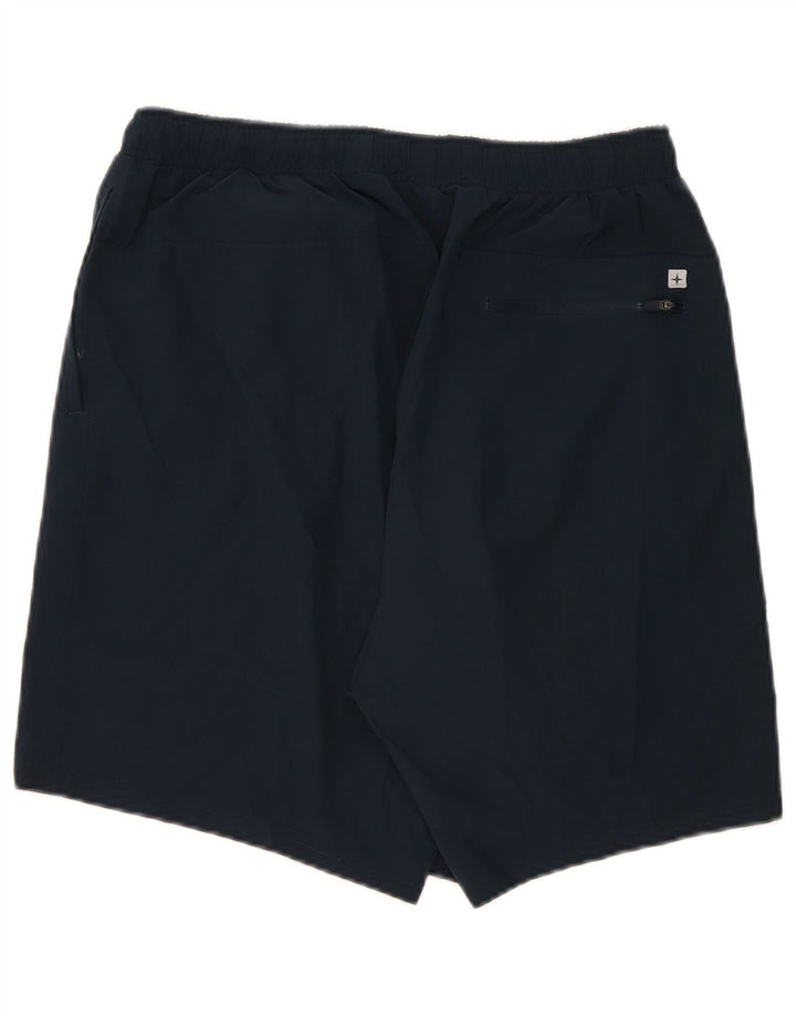Shorts esportivos femininos do armazém da montanha poliéster azul marinho grande Reino Unido 14