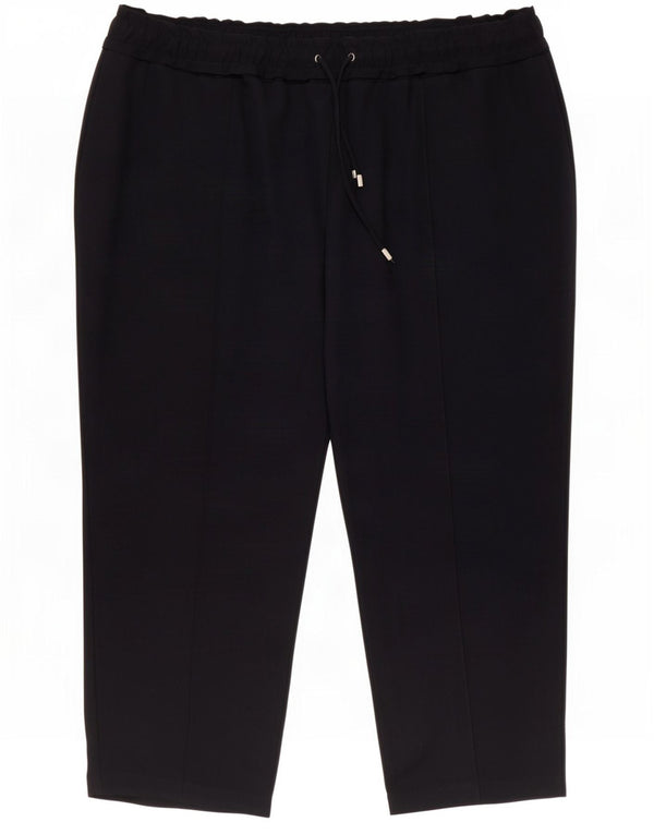 Zara Calça feminina cônica cortada 2XL W34 L24 azul marinho