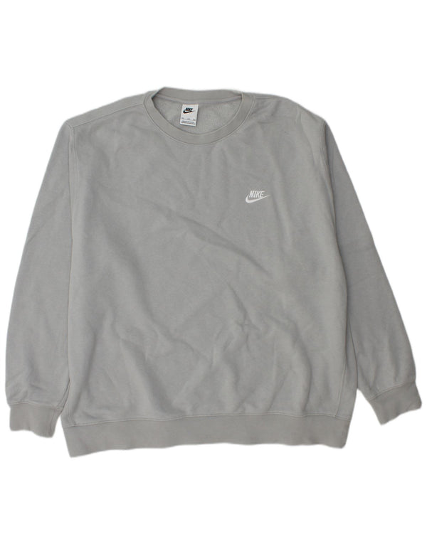 Moletom masculino NIKE Jumper 2XL cinza algodão