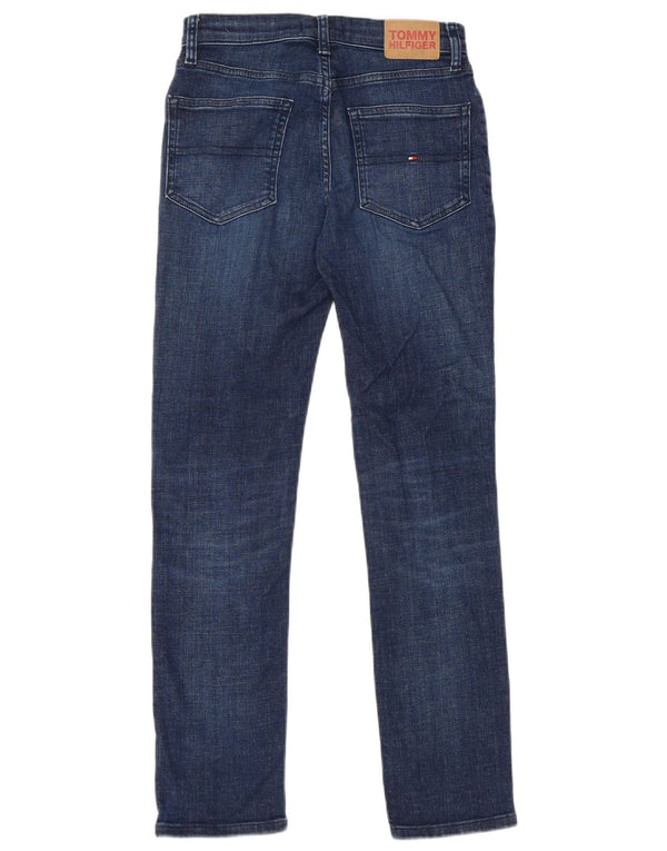 Tommy Hilfiger Meninos Jeans Slim 11-12 Anos W24 L26 Azul Algodão