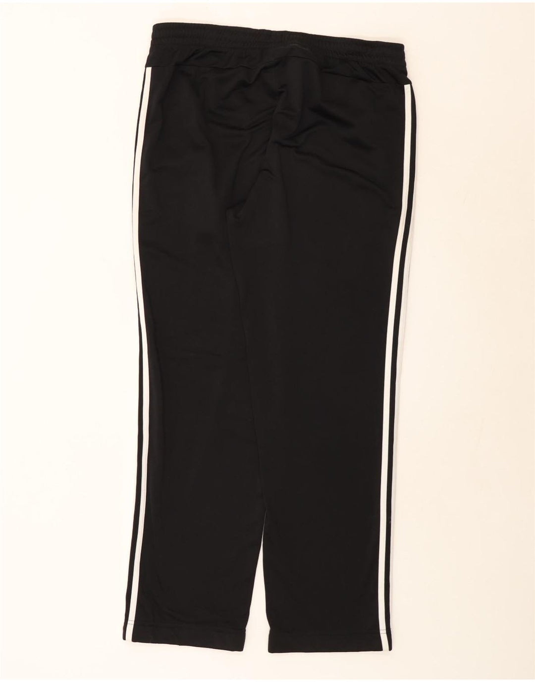 Calças de treino masculinas Adidas UK 46/48 XL poliéster preto