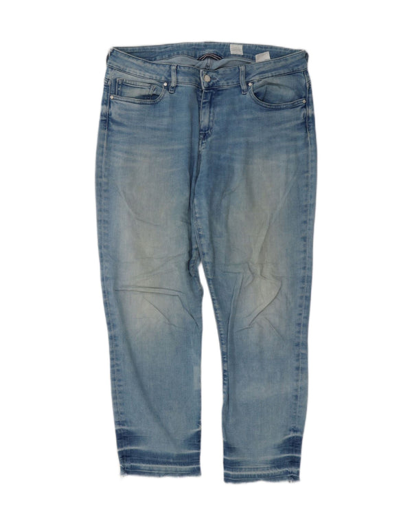Jeans Tommy Hilfiger feminino Venice Crop Skinny W33 L26 algodão azul