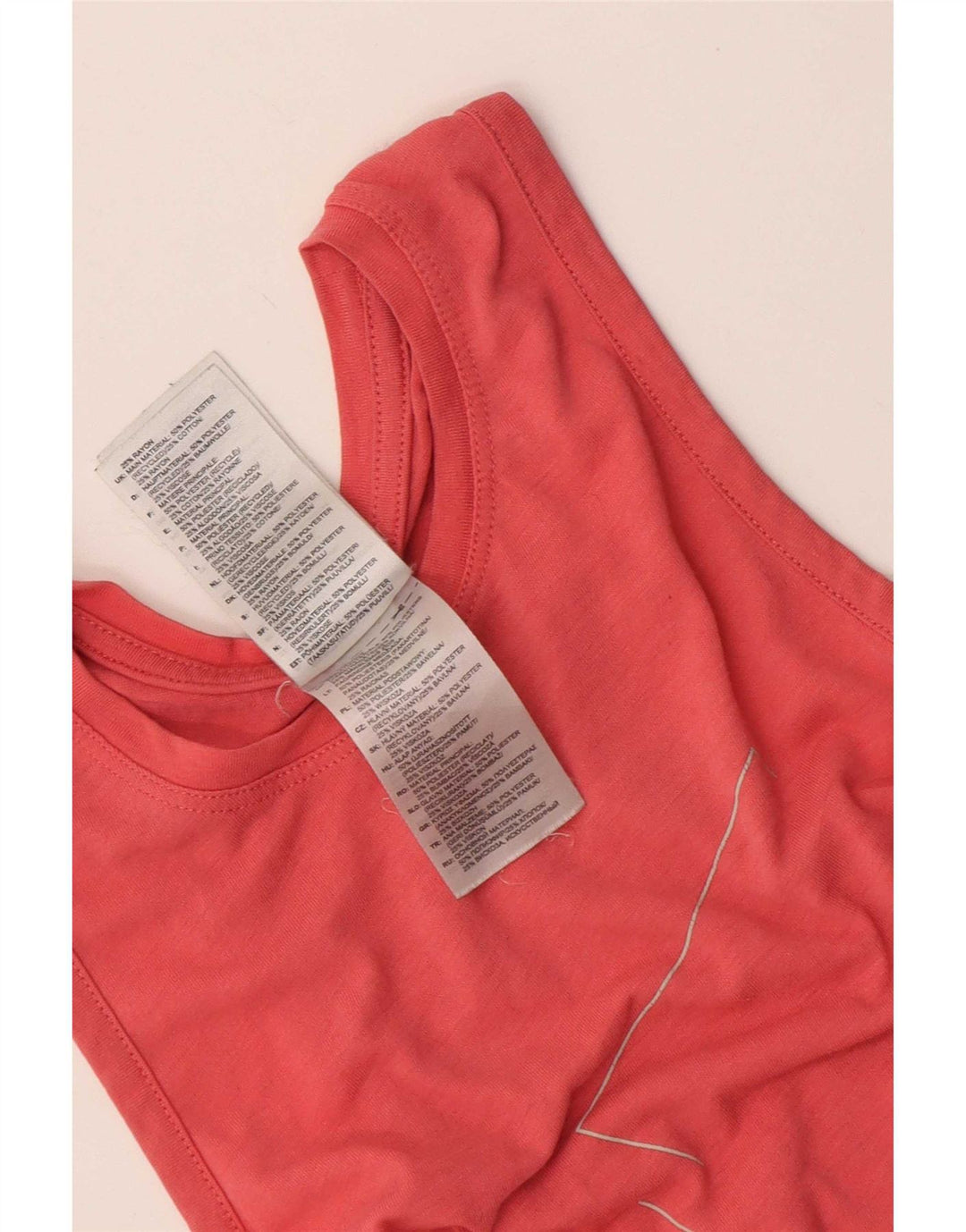 Adidas Womens Graphic Vest Top UK 8/10 Pequeno Rosa Poliéster