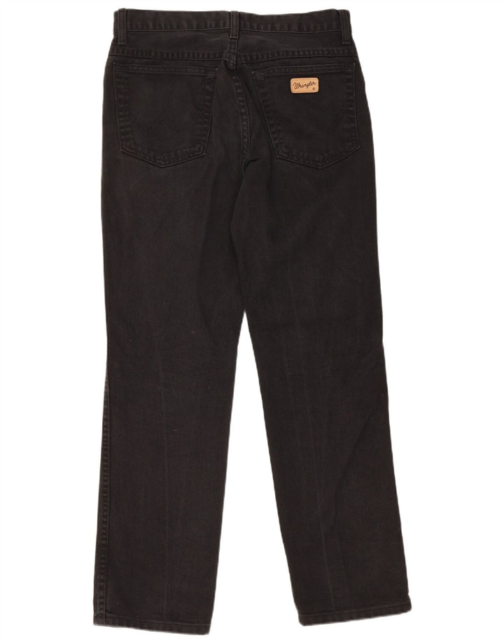 Wrangler Masculino Texas Straight Jeans W32 L30 Algodão Preto