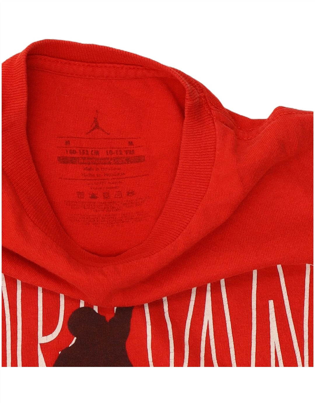 Camiseta Jordan Boys Graphic Top 10-11 Anos Médio Vermelho