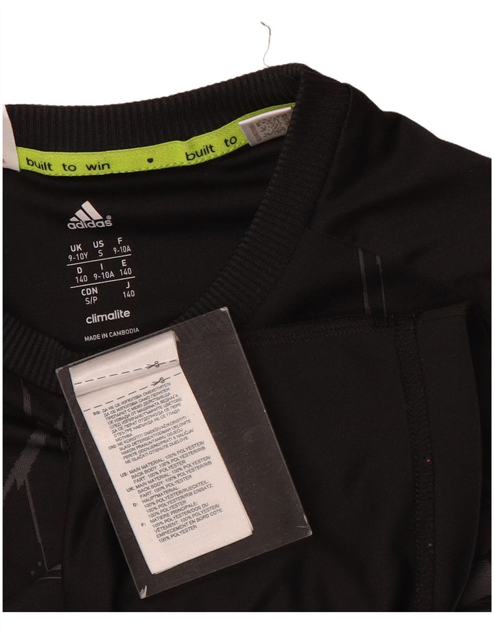 Camiseta Adidas Boys MESSI Graphic Top 9-10 Anos Poliéster Preto