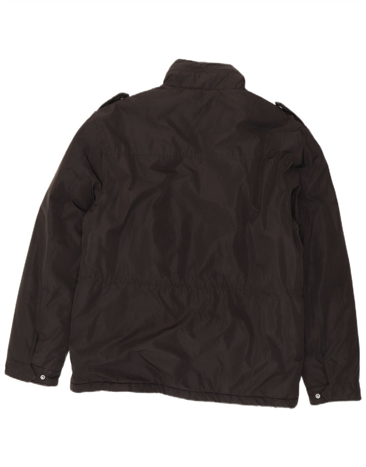 Jaqueta utilitária militar masculina Invicta UK 44 2XL poliéster preto