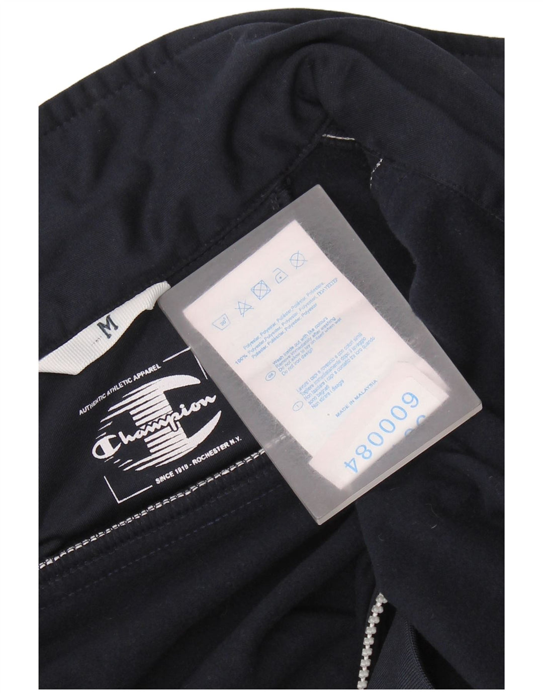 CHAMPION Jaqueta masculina de agasalho médio poliéster azul marinho