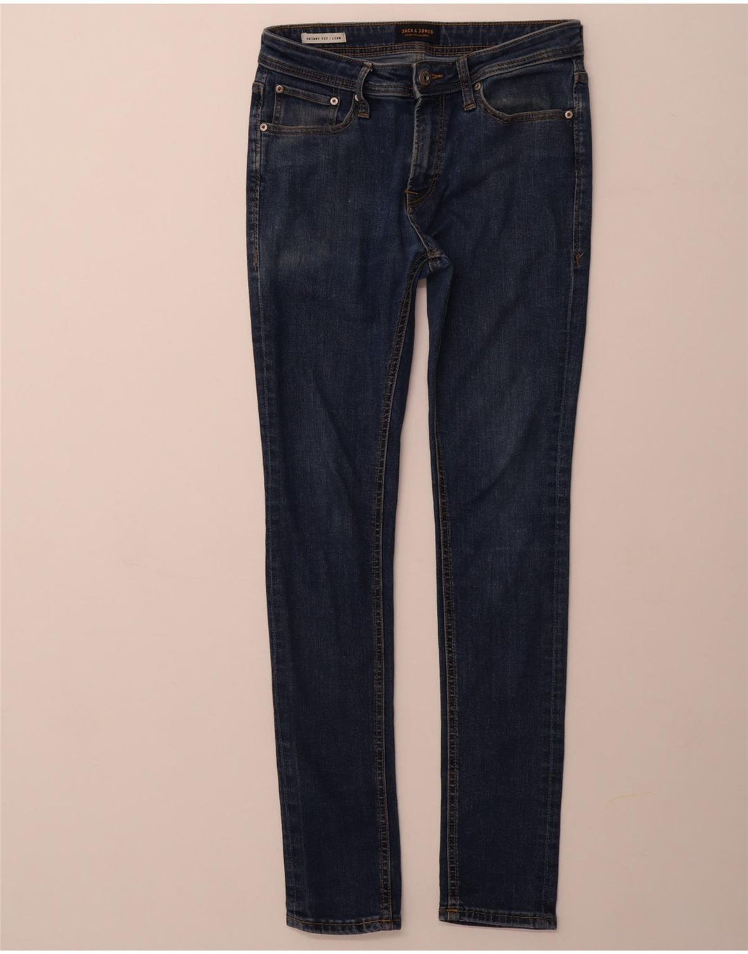 JACK & JONES Mens Liam Skinny Jeans W30 L32 Azul Algodão