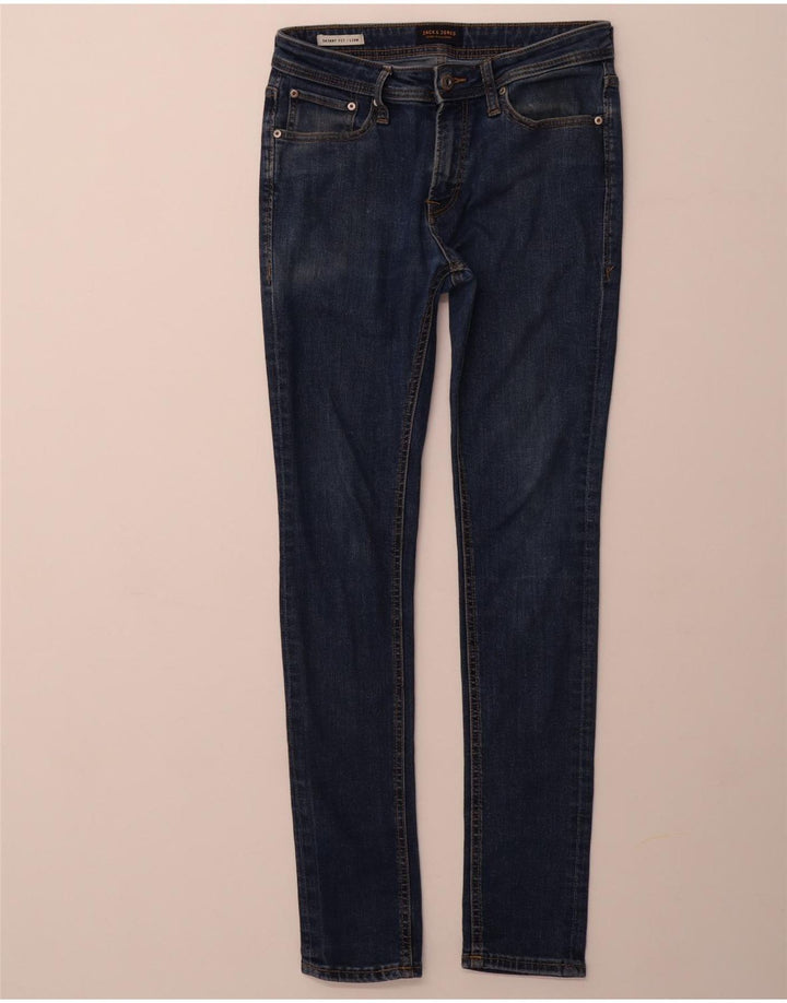 JACK & JONES Mens Liam Skinny Jeans W30 L32 Azul Algodão