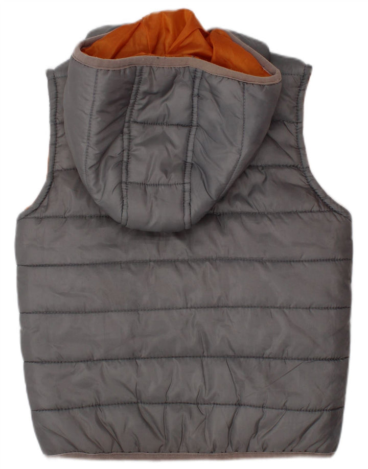 Colete acolchoado com capuz para meninos BENCH 2-3 anos poliéster Colourblock cinza
