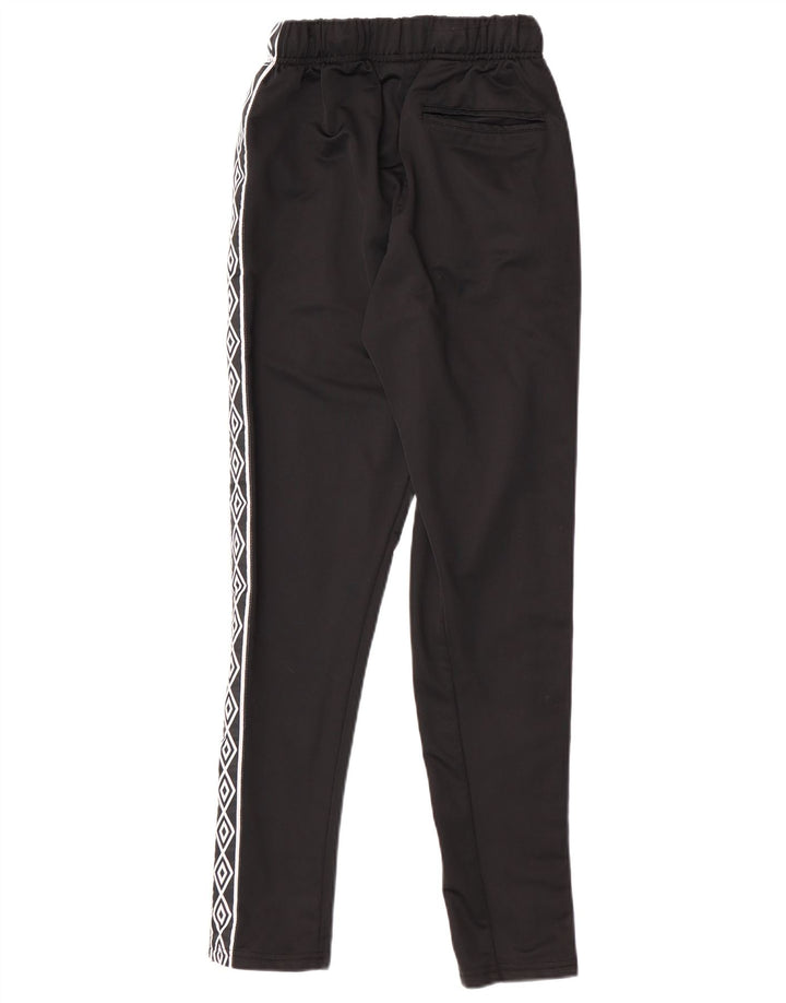 Umbro Mens Graphic Tracksuit Calças Pequenas Poliéster Preto
