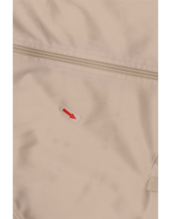 Diadora Womens Tracksuit Top Jacket UK 6 XS Off White Poliéster