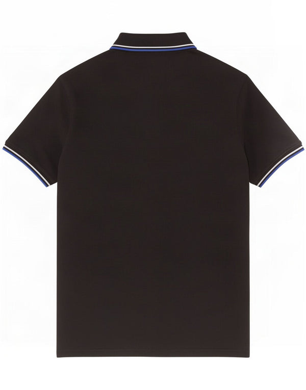 Camisa polo masculina Champion de algodão preto médio