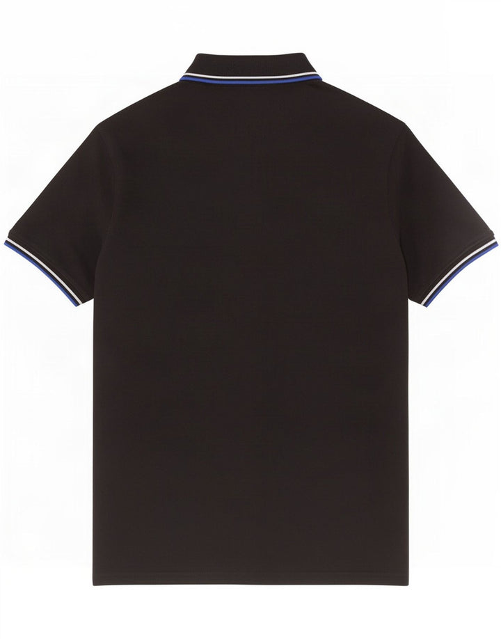 Camisa polo masculina Champion de algodão preto médio