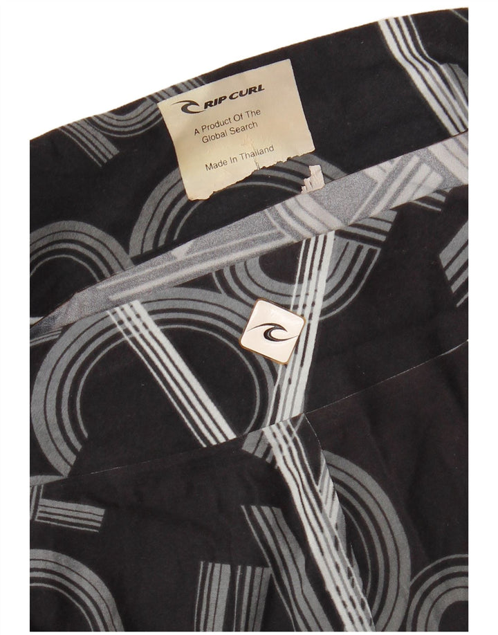 Shorts de natação masculino RIP CURL gráfico grande preto