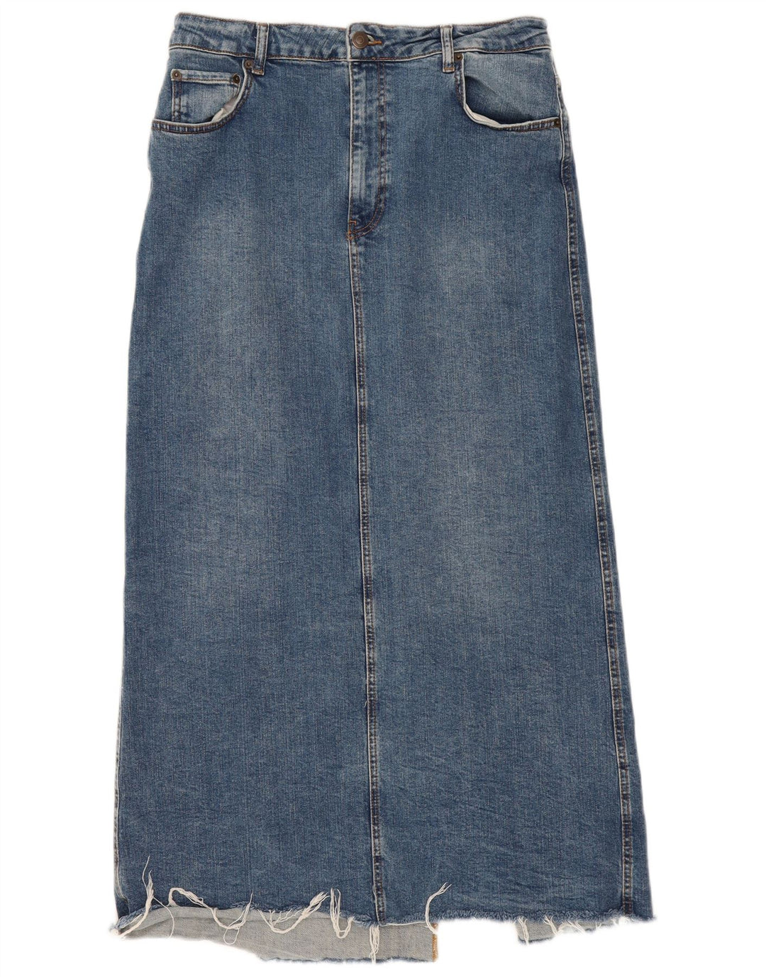 Saia jeans feminina Zara XL W32 azul