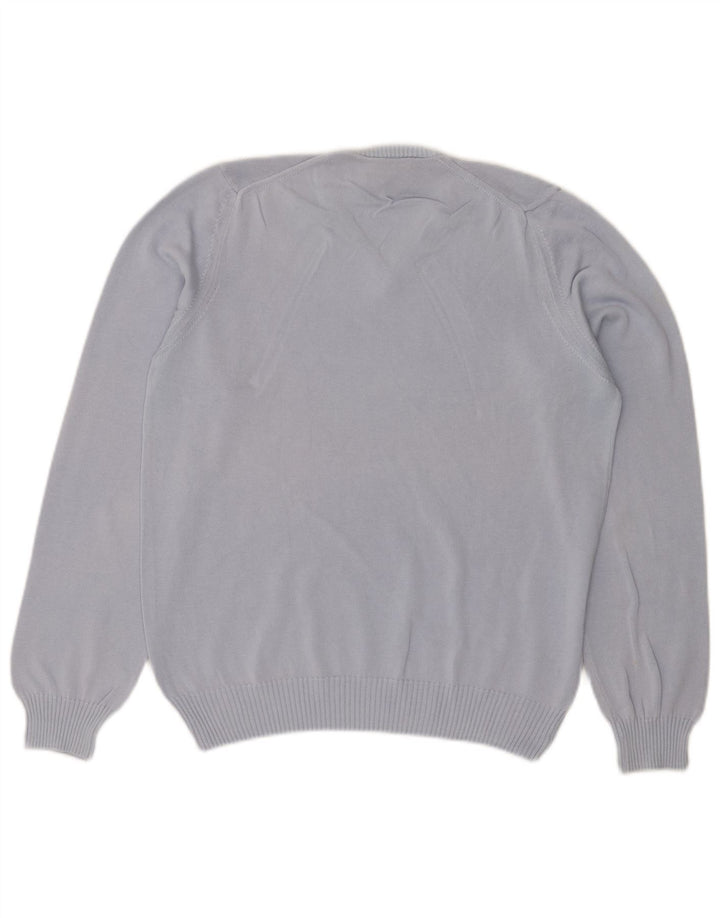 Suéter feminino Brooksfield com decote em V IT 48 XL algodão azul