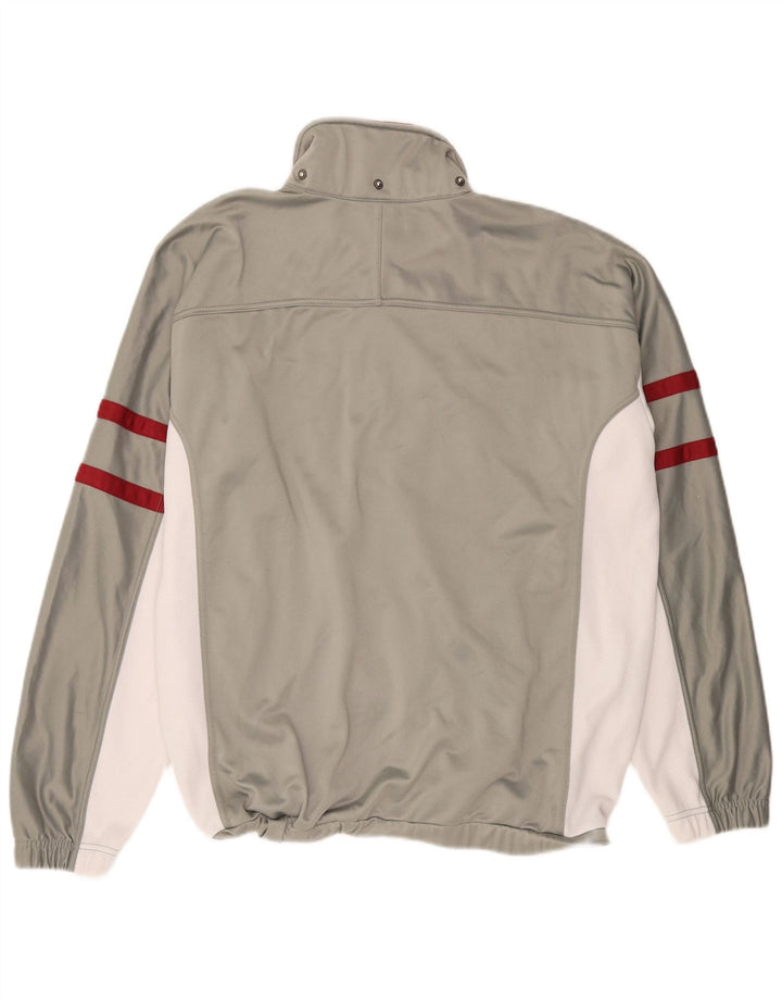 ASICS Mens Treino Top Jacket XL Cinza Colourblock Poliéster