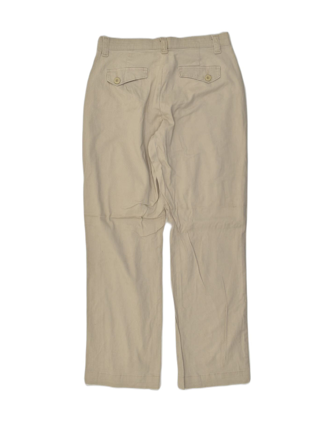 LEE Womens Straight Casual Trousers US 8 Medium W32 L29  Beige Cotton | Vintage Lee | Thrift | Second-Hand Lee | Used Clothing | Messina Hembry 