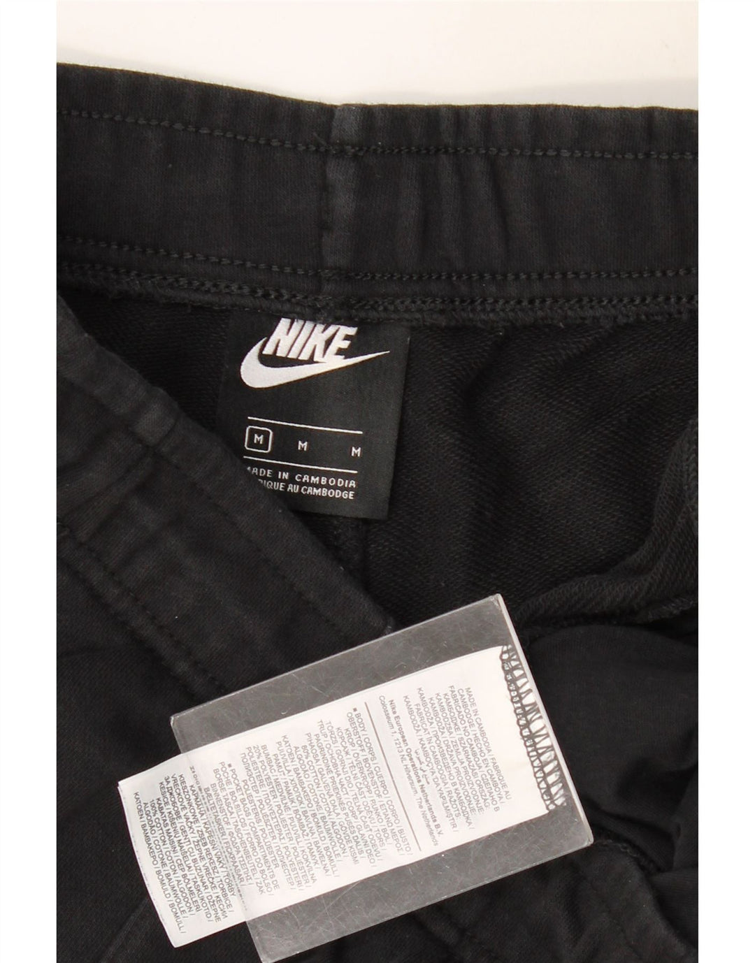 Calça esportiva masculina Nike Graphic Joggers médio preto colorblock