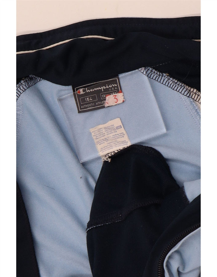 CHAMPION Meninos Jaqueta Top 13-14 Anos Azul Colorblock Poliéster