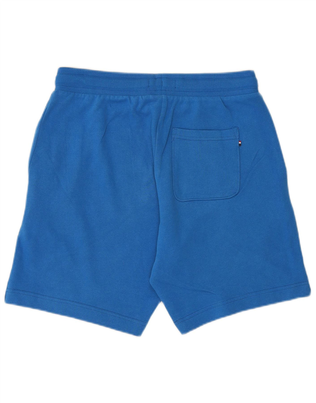 ASSN POLO DOS EUA. Shorts esportivos masculinos de algodão azul médio