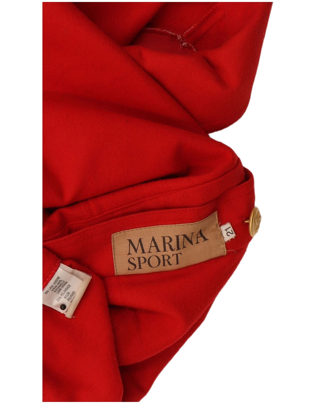 Jaqueta Shacket Feminina Marina Sport Manga 3/4 Tamanho 21 Médio Vermelho